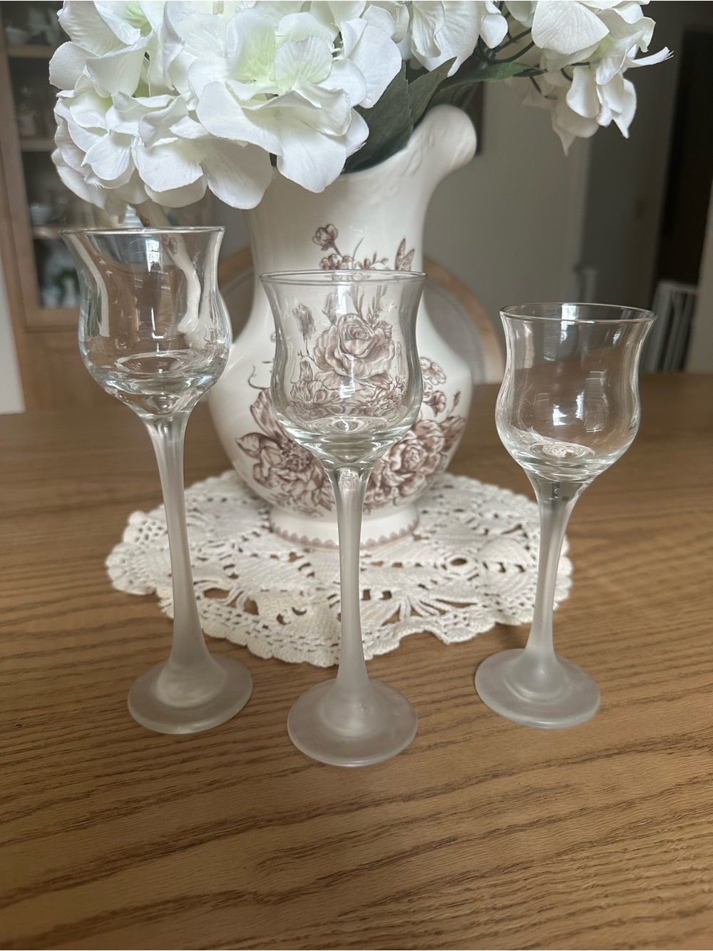 Elegant Partylite Iced Crystal Trio Candle Holders